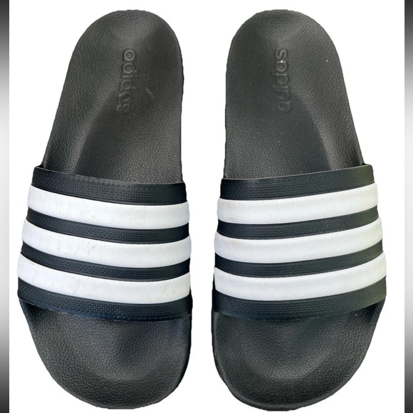 adidas Other - adidas Adilette Shower Men's Sandals, Size 8 - Black/White